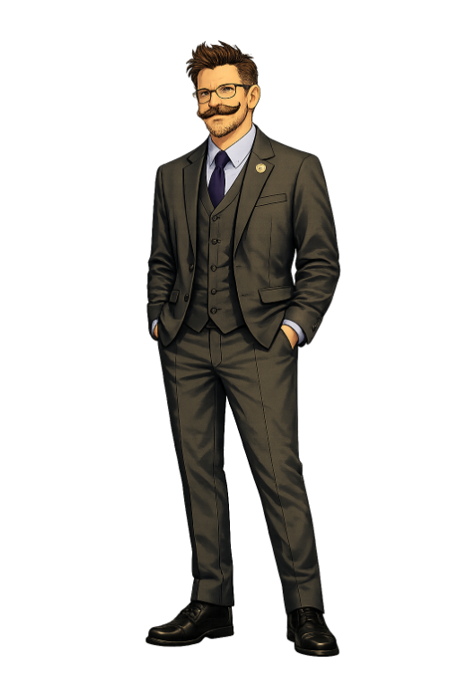 Dr. Matthew Kisow standing in professional attire